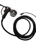 Aluminum Spool Gun for Miller 210 Spoolmate 3035 with 5M cable, DC24V nylon body, visible clear cover for aluminum welding.