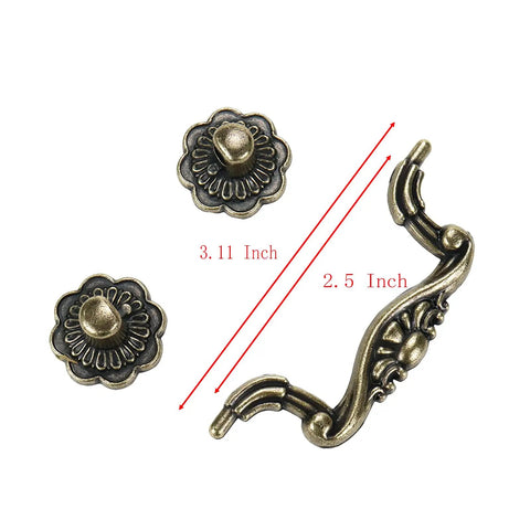 Antique Bronze Drop Down Bail Cabinet Pull Handles 10 Pack 3 Inch Center To Center Heavy Duty Zinc Alloy Kitchen Hardware The Real Deal Built Tough For Everyday American Homes