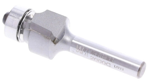 Carbide Tipped Roundover Router Bit With One Eighth Inch Radius, Three Quarter Inch Diameter, One Quarter Inch Shank, And One Half Inch Cutting Length For Soft Smooth Wood Edges And Clean Corner Rounding In Cabinets Doors And Furniture Pro Grade