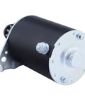 Heavy Duty Steel Starter Gear 14 Teeth Replacement For Lawn Tractors And Mowers 12 To 19.5 HP, side view of black and silver gear