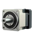 Heavy Duty Helical Gear Reducer Box For Nema Stepper Motors Matching 40 To 180 Mm Flange Servos With 35 Mm Input Shaft showing sleek metallic design.