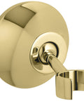 Forte Wall Mount Handshower Holder With Adjustable Bracket, Premium Brass Construction For A Performance Shower System, gold finish