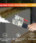 Oxalic Acid 12V Beehive Vaporizer for Varroa Mites with heat insulation, steady temperature, and no residue, held by user