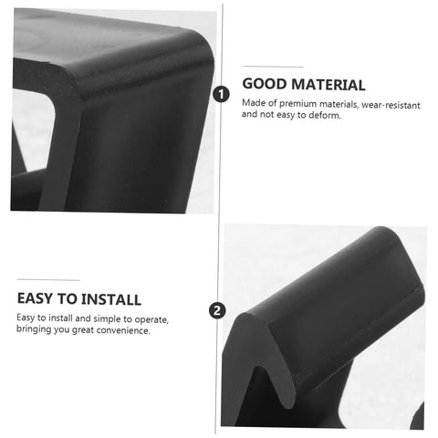 Close-up of super practical outdoor patio furniture clips showing good material and easy installation features.