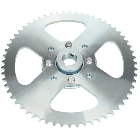 Image of Go Kart Sprocket Hub With One Inch Bore And Quarter Inch Keyway Hardware Kit For Fits 40 41 420 Chain Beefy Rear Drive Sprocket