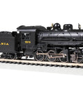 N Scale 2 8 0 Consolidation DCC Ready Locomotive with Operating Headlight and Hidden Drivetrain, Pennsylvania Railroad 7974