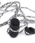 Crossbow Cocking Rope Kit With Mechanical Advantage Pulley System For No Sweat Stringing Of Compound And Recurve Bows For Hunting And Target Practice 2 4 8 Pack Stringer Tool Today, showing black handles and rope detail