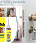 Graphite Lock Lubricant Powder 8g Two Pack For Lock Cylinders Keys Padlocks U Locks And Doors No Dust Smooth Operation