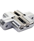 180 Degree Concealed Hinge For Folding Doors And Screens Beefy Heavy Duty Hidden Door Hardware With Zinc Alloy Body And Stainless Steel Bearings Number 2 Hinge Ideal For Glass Doors And Invisible Panels, side view.