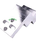 Heavy Duty Mechanical Stacked Lug 500 Kcmil-4, 600 MCM-2 Wire Range 13/32 Inch, 4 Primary Ports, 2 Mounting Holes, New CU9AL 600T-4 Connector