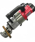 Heavy Duty Electric Rebar Bender And Cutter Machine Hydraulic Steel Bar Bending Tool Portable Cordless Design close-up view with copper motor.