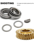 Metal components of Tine Shaft Worm Gear Kit Replacement For MTD Troy Bilt Lawn Tractors And Mowers