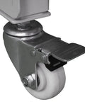 Versatile Case Sealer And Adjustable Top And Bottom Tape Dispenser Zero Stress Smooth Operator wheel attachment for mobility.