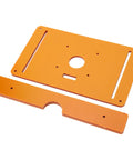 Top Notch Router Table Plate And Heavy Duty Woodworking Insert For Seamless Milling Plus Quick Manual Planing Built Like A Tank For Shop Rigs Rock Solid Fit For Standard Trim Tools Today, orange resin router insert plates.