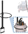 Front Bar Handle For Zero Turn Mower Easy Install Mounting Kit With 5 Gallon Bucket Bracket Holder No Drill Clamp On Lawn Care Accessory