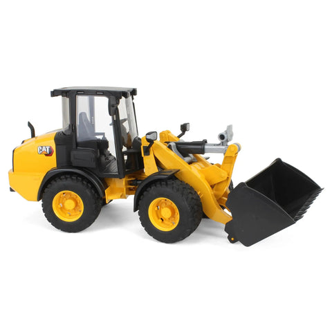 Cat Wheel Loader 1 To 16 Scale Model With Articulated Steering And Fully Functional Loading Arm For Realistic Construction Play On Job Sites Landscaping And Waste Management Boss Level Fun side view