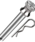Stainless Steel Five Eighth Inch Hitch Pin And Lock Clip For Two Inch And Two Point Five Inch Receiver Hitches, heavy duty trailer accessory