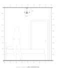 Diagram illustrating Three Light Black Mini Chandelier With Transitional Steel Design, Compact 14 By 14 Inch Ceiling Fixture For Modern Home Decor.