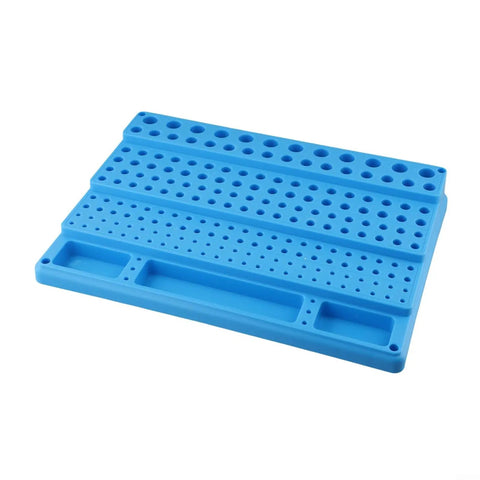 Pro Grade Drill Bit And End Mill Storage Box Organizer With 82 To 288 Hole Capacity For 4 To 32 mm Tools hardened plastic