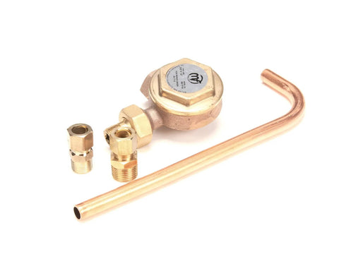 Genuine OEM Replacement Steam Trap 10-4958 parts displayed with copper tubing for industrial boilers and steam systems.
