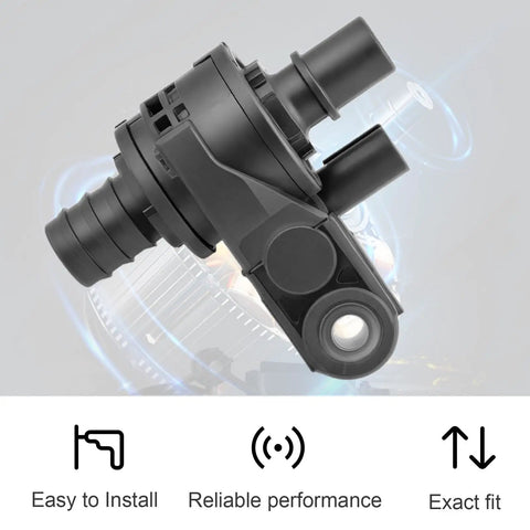 Heavy Duty Coolant Water Bypass Control Valve Straight Drop In Replacement For Toyota Camry And RAV4 Replaces 16671 25010 in black.