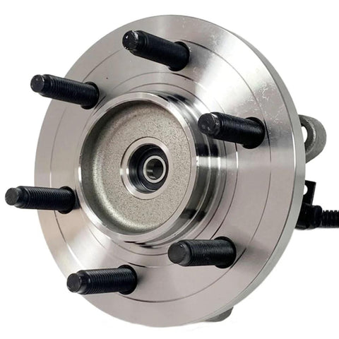 Front view of Front Wheel Hub Bearing Assembly 6 Lug 4WD With ABS For Ford F150 Expedition 2011 To 2014 And Lincoln Navigator Premium Greased