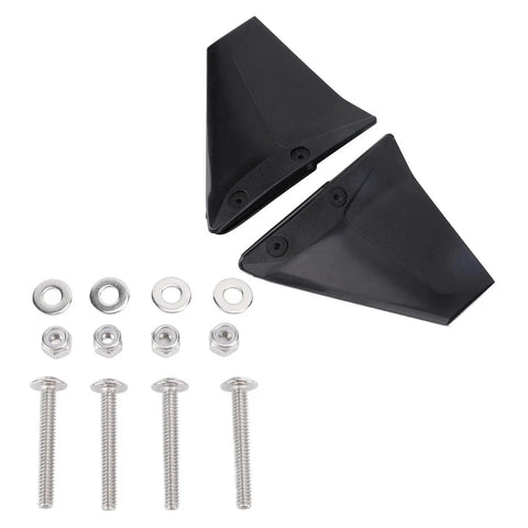 Outboard Hydrofoil Stabilizer That Reduces Drag On Marine Engines Boosts Planing Speed And Stability With Easy Plug And Play Installation Including Screws Washers And Nuts with hardware kit