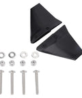 Outboard Hydrofoil Stabilizer For 50 To 300HP Engines, Eliminates Bow Rise And Reduces Drag, with mounting hardware, Durable PP Material