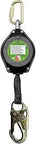 Fall Protection Self Retracting Lifeline With Webbing And Snap Hook 12 Feet Green SRL For Fall Arrest Pro Grade Inertial Locking