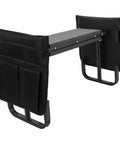 Heavy Duty Garden Kneeler And Seat Foldable Garden Bench With Thick 10.6 Inch Kneeling Pad And 2 Tool Pouches For Women Men Seniors Mom 400 Lbs Capacity Black