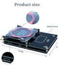 Proxmark3 Easy V5.0 512MB RFID Reader Writer With Built In Antenna Dual Frequency 125kHz And 13.56MHz, showing dimensions