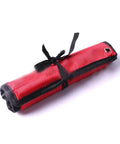 Premium 9-Piece Steel Round Head Punch Set For Guns with Multi Size Grip Roll Pins And Hollow End Starter Chisels To Disassemble Fast Safe Tool Kit red roll-up pouch
