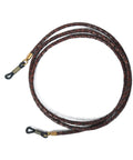Top Shelf Distressed Leather Glasses Strap Locks Your Eyeglasses Safe With A Durable Eyeglass Chain adjustable holder for neck.