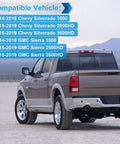 Third Brake Light Gasket Seal For 2014 To 2018 Chevy Silverado 1500 And 2015 To 2019 GMC Sierra 1500 2500HD 3500HD High Mount Stop Lamp Heavy Duty Waterproof Cushion Flame Resistant Chemical Resistant Single Sided Adhesive on Silverado rear cab