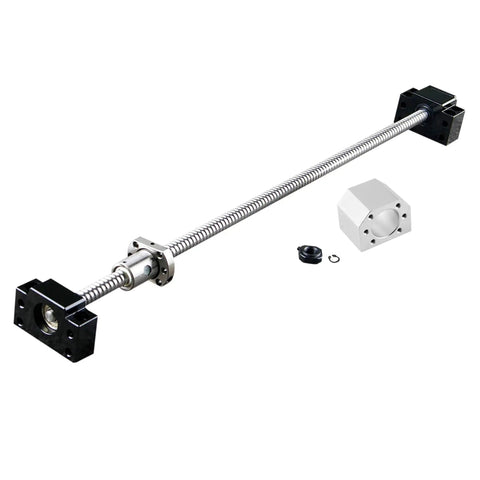 250mm SFU1605 Ballscrew Set With BK12 And BF12 And DSG16H Nut Housing For DIY CNC Router, precision, low friction
