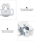 20 Piece Cabinet Door Latch Double Roller Catch Set With Cold Rolled Steel Construction detail view showing fine workmanship