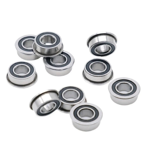 10 Pack F623 2RS Flange Ball Bearings 3x10x4mm for Voron 0 and Zero Point One 3D printers, sealed metal bearings