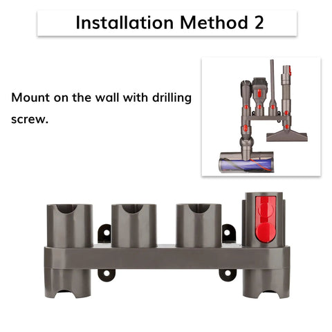 Dyson Vacuum Docking Station Organizer Kit With 2 Pack Attachment Holder And 10 Storage Adapters For Gen5 G5 V15 V12 V11 V10 V8 V7 SV10 SV11 Cleaners, Handy Quick-Grab Accessories Rack For Easy Storage