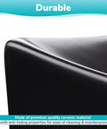 Sleek Porcelain Vessel Sink 26x15 Inches Above Counter Rectangle With Pop Up Drain Set Black Industrial Modern Vanity Basin