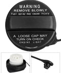 Subaru Gas Cap Fuel Tank Cap Replacement Fits 2010-2024 Legacy Outback Impreza BRZ Crosstrek Forester WRX STI No Fuss Easy Install Seal For Safe Fuel System showing top view and side details.