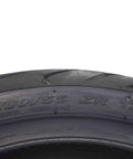 Close-up of Pirelli Angel ST Front And Rear Sport Touring Motorcycle Tires For Max Grip Durability And Stability On Dry Wet And Cold Roads