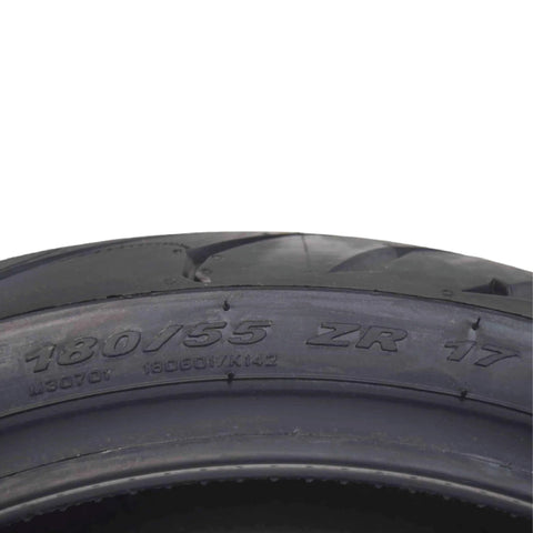 Close-up of Pirelli Angel ST Front And Rear Sport Touring Motorcycle Tires For Max Grip Durability And Stability On Dry Wet And Cold Roads