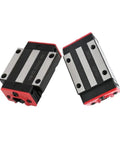 Slider Block For Linear Guide Rail CNC DIY Parts, HGW15CC compatible, black metal carriage with red ends