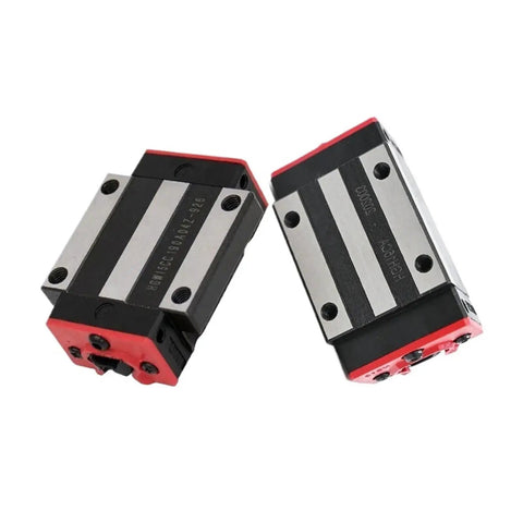 Slider Block For Linear Guide Rail CNC DIY Parts, HGW15CC compatible, black metal carriage with red ends