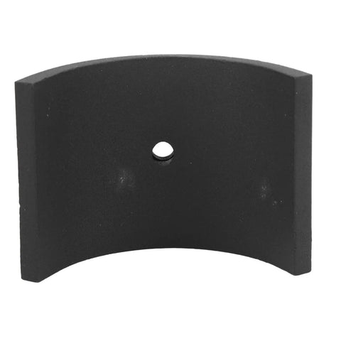 3 Inch Axle Bottle Jack Adapter For 12 Ton Jacks Heavy Duty Hydraulic Saddle black metal piece