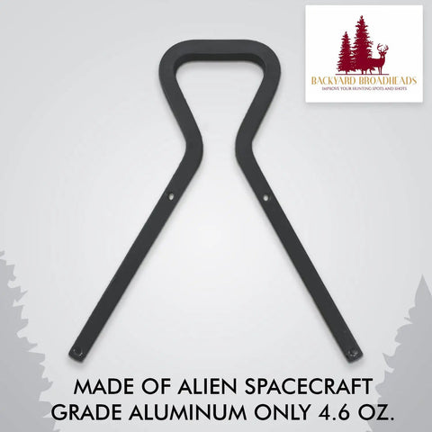 Subatomic Hanger Guard Stirrup For Crossbows Fits R9 R10 R10X R15 R20 R29 R29X LR shown in black aluminum
