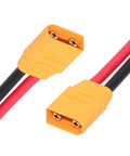 XT90 High Current Power Connector Cable, Male to Male 10AWG Extension For RC Battery Quadcopter Multirotor, yellow connectors