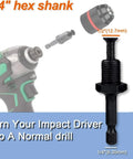 Keyless Drill Chuck Set Heavy Duty Pro Grade One Half Inch 20UNF With SDS Plus Shank And One Quarter Inch Hex Shank