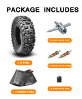 4.10/3.50-6 Tire Inner Tube for Lawn Mowers Wheelbarrows Go Karts ATVs Quad Bikes Snow Blowers Tractors Hand Trucks Utility Carts