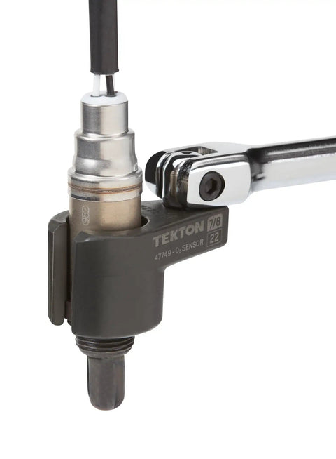 Three Eighth Inch Drive Oxygen Sensor Socket With Seven Eighths Inch Offset, Six Point, Side Access For Oxygen Sensors, Easy Removal And Installation, Compatible With Any Three Eighth Inch Drive Ratchet Or Breaker Bar